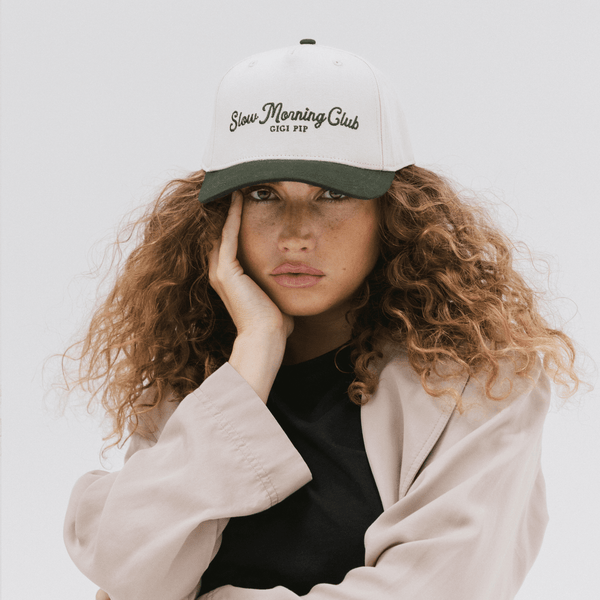 Slow Morning Club Canvas Trucker GIGI PIP