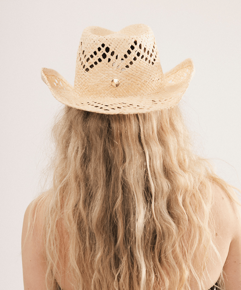 Nona Fedora Straw Hat | Straw Cowboy Hats for Women display picture 1
