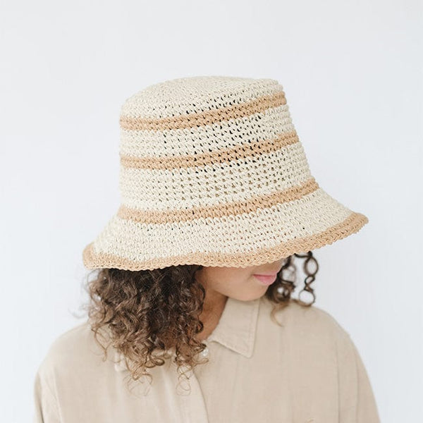 Straw Hats Kids Sal Crochet Bucket Hat