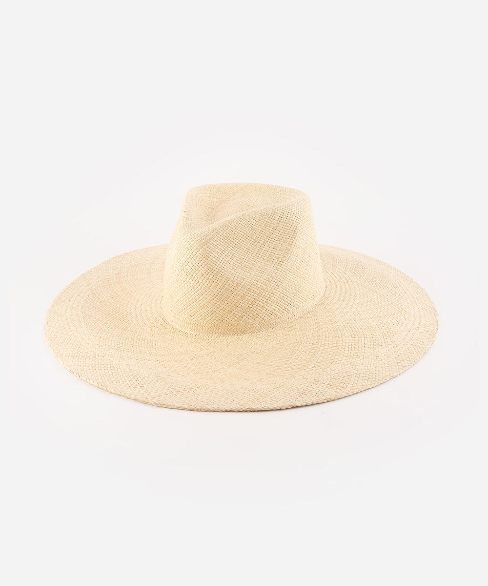 Meg Wide Brim Fedora | Panama Straw Fedora Sun Hat for Women display picture 2