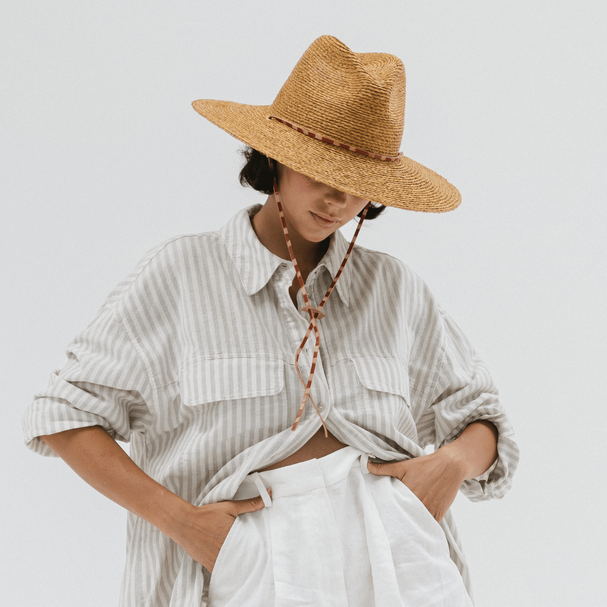 Trendy top straw hats