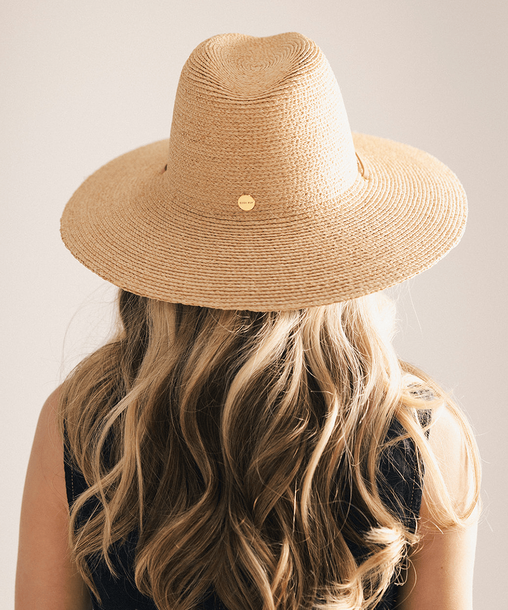 Ozzy Lifeguard Straw Hat | Packable Wide Brim Sun Hat for Women