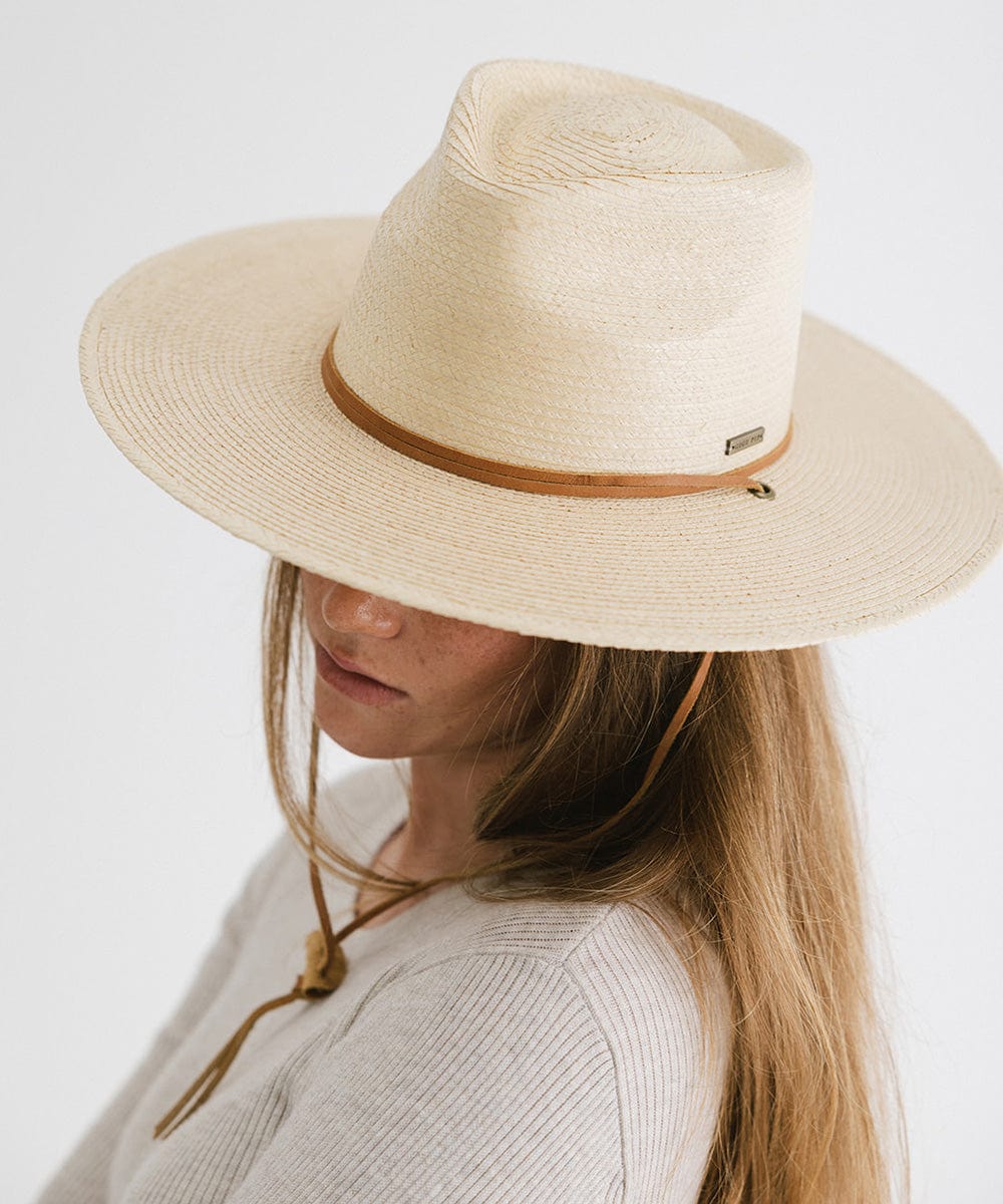 River Wide Brim Palm Straw Hat Women's Sun Hat with Wide Brim