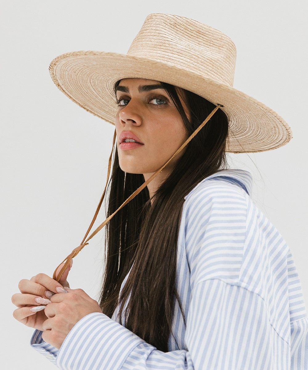 GIGI Pip River Straw Sun Hat River Wide Brim Palm Straw Hat | Women main image 3
