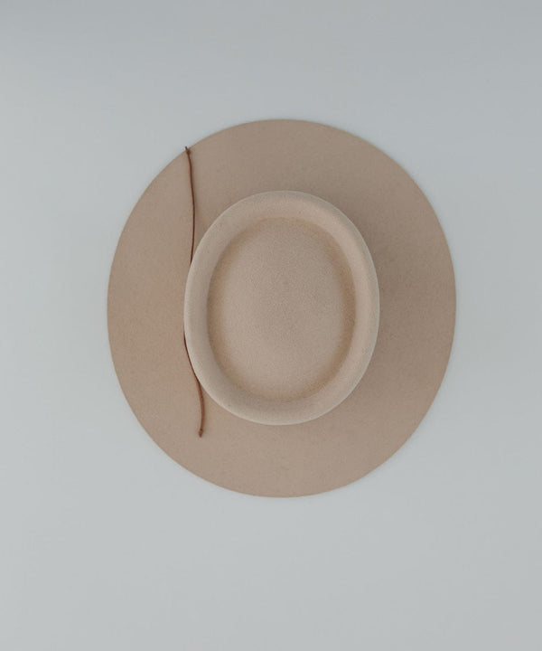 Gigi Pip hat bands + trims for womens hats - thin suede band featuring gold plated metal signature xx details, adjustable to hit any hat size [brown]