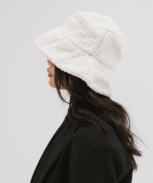 Seda Bouclé Wool Bucket Hat