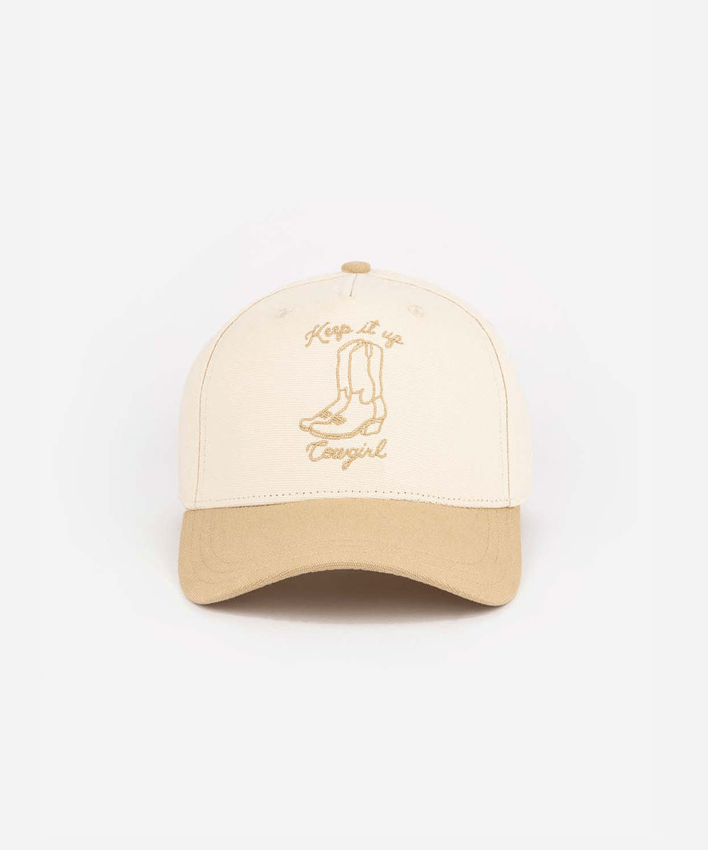 Keep It Up Cowgirl Canvas Trucker Hats For Women Ladies Hats  display picture 1