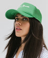 Gigi Pip trucker hats for women - Vintage Goods Foam Trucker Hat - 100% polyester foam + mesh trucker hat with a curved brim featuring the words "vintage goods" in a contrasting color as a design across the front panel [vintage green]
