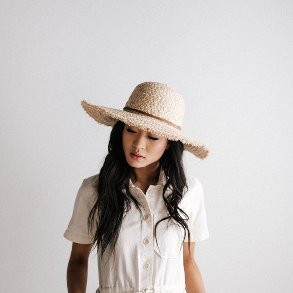 Addie | Women's Straw Wide Brim Sun Hat - GIGI PIP