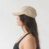 Gigi Pip ball caps for women - Sam Athletic Ball Cap - 100% nylon, sweat resistant ball cap featuring the Gigi Pip logo embroidered above the bill on the front of the crown [beige]