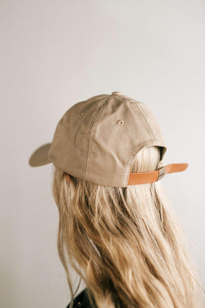 GIGI PIP Hats for Women- Laci Ballcap - Tan-Baseball Hat