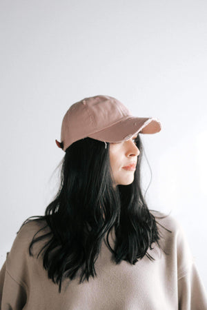 GIGI PIP Hats for Women- Roxy Ballcap - Blush-Baseball Hat