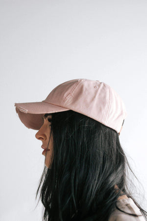 GIGI PIP Hats for Women- Roxy Ballcap - Blush-Baseball Hat