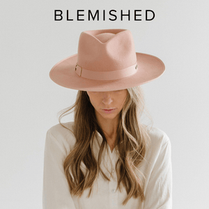 Blemished Felt Monroe Rancher - Dusty Pink BLEMISHED 55 XS / Dusty Pink