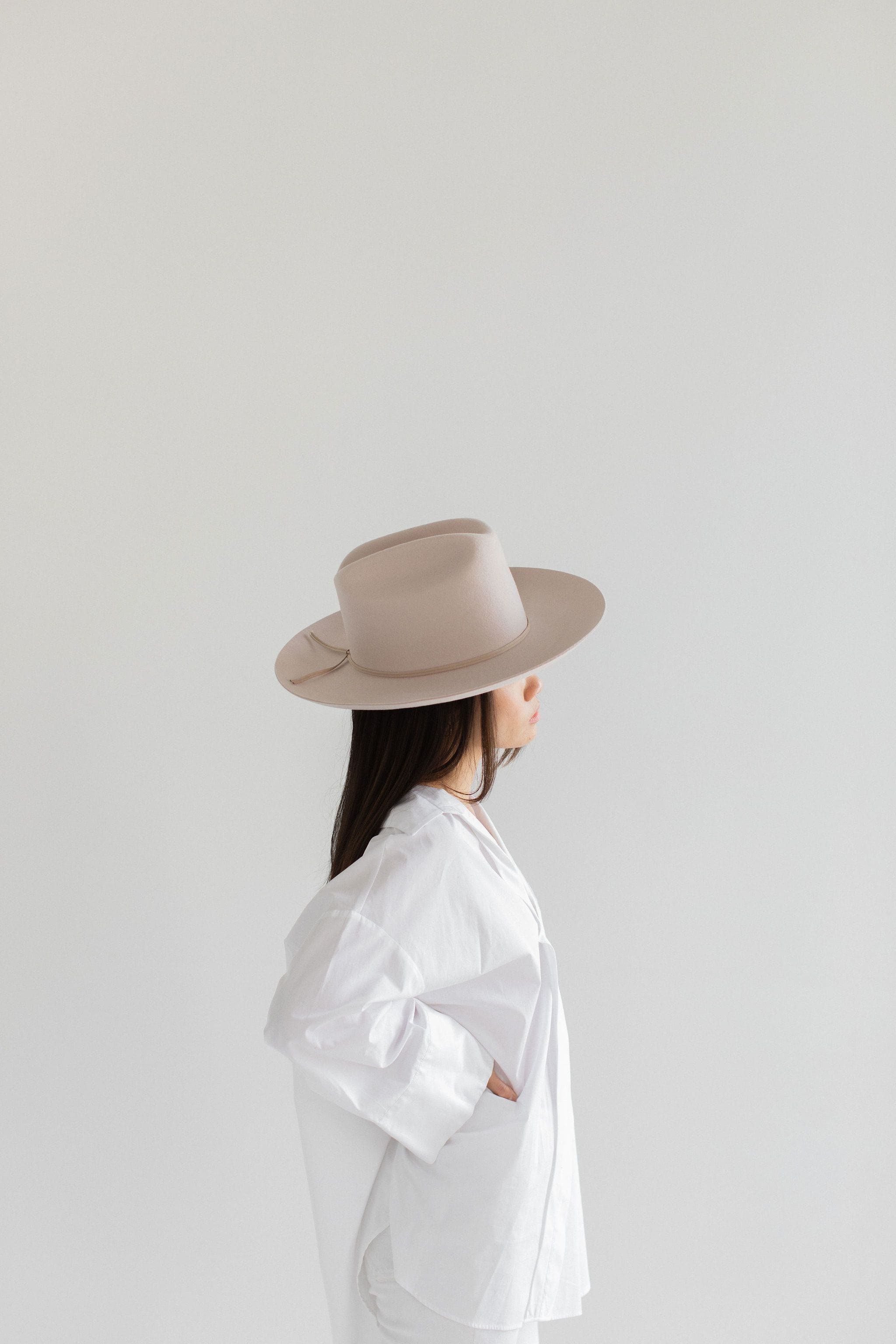 Gigi pip Ezra Western hat - ivory Ezra Western Hat - Ivory BLEMISHED main image 2