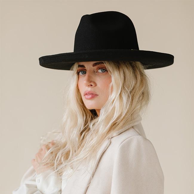 Maude Pencil Brim - Black BLEMISHED display picture 3
