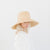 Gigi Pip straw hats for women - Jolie Boater - bell shaped straw with a boater crown and a sloped brim [natural]