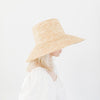 Gigi Pip straw hats for women - Jolie Boater - bell shaped straw with a boater crown and a sloped brim [natural]