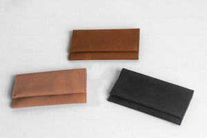 GIGI PIP Hats for Women- Genuine Leather Wallet - Cognac-Wallet