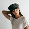 Gigi Pip caps for women - Charlotte Corduroy Cap - 98% cotton corduroy fabric cap with a polyester inner liner and an adjustable band [forest green]