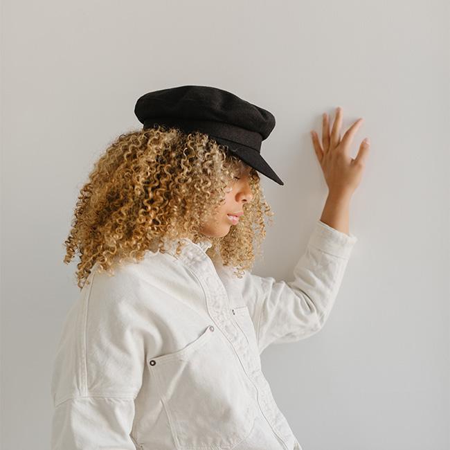 Classic Linen Women's Newsboy Cap Hat GIGI PIP